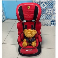 正貨 法國 Ferrari 法拉利旗艦版兒童成長型汽車安全座椅/使用年齡是一至十二歲/兒童