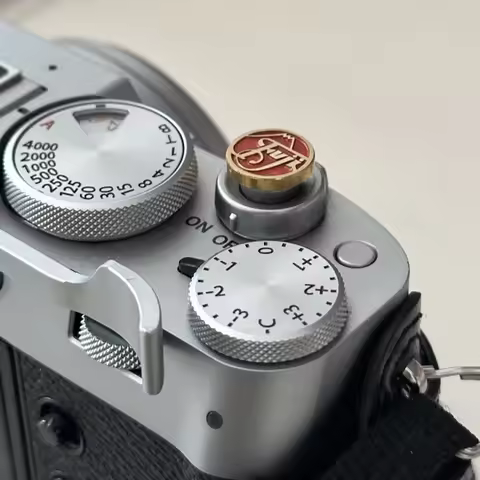 Camera Hot Shoe Cover Shutter Button Cap for Canon Nikon Sony Fuji XE5 X Half X100F X100VI XT50 XT5 