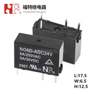 5Pcs FORWARD Relay NG6D-ADC5V NG6D-ADC12V NG6D-ADC24V 4Pin 5A Compatible G6DN-1A-SL-5VDC 12VDC 24VDC