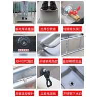 6 Stainless Steel Grid Commercial Use 410 Vegetable Selling Table Dining Table Dining Table 8 Grids 