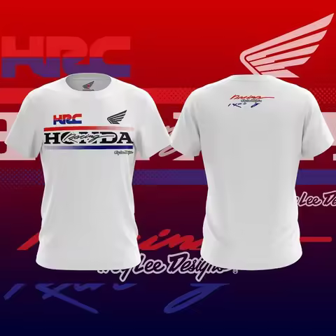 Honda HRC Racing T-Shirt - A MotoGP-style Racing T-shirt Designed Specifically for Honda Racing Fans