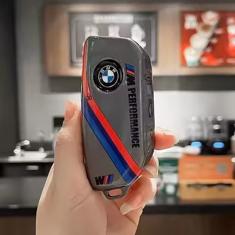 Sport Style Smart Key Case Cover Shell for BMW M Series Compatible with X1 X7 X5 G05 I7 IX XM 740Li 