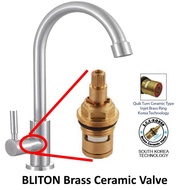 BLITON Heavy Duty SCC Brass Ceramic Valve B9000 for Kitchen Faucet Tap