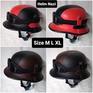 Classic Retro Nazi helmet vespa helmet German helmet leather helmet unique helmet classic helmet old