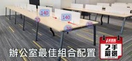 【漢興*土城二手OA辦公家具】   美式140多功能工作站/桌上有專用線槽盒   線槽盒內可同時安裝:網路.電話.電源