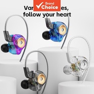 QKZ AK6-Ultra 3.5mm AUX Wired In-Ear Earphones Headset with MIC, Dynamic HIFI Sound, Sports Gaming M