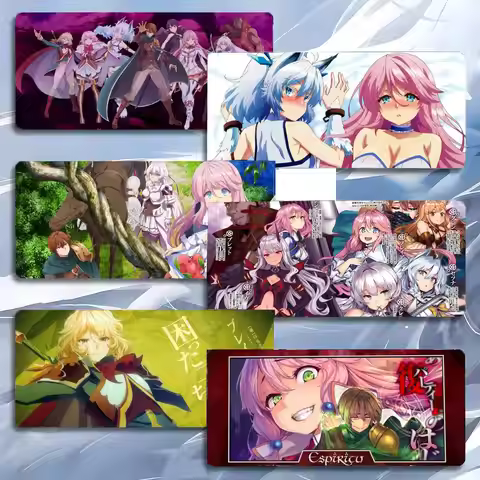 R-Redo of Healer Anime Dark Mouse Pad Mousepad Large Gaming LockEdge Thickened PC Table Desk Mat