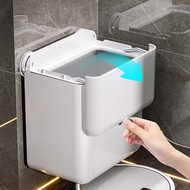 Sg SELLER Suction Cup Trash Can Household 2025 New Style Kitchen Living Room Toilet Toilet Light Lux