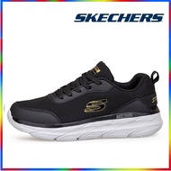 Skechers_ สเก็ตเชอร์ส รองเท้าผู้ชาย Men GOrun Trail Altitude Marble Rock Shoes - 22029-BKOR Air-Cool