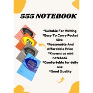 55 Note book / Mini Notebook / Pocket Notebook / Buku 555 / A7 Notebook - 32 / 60 pages