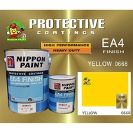 EA4 EPOXY 1L - 0668 Yellow • Nippon • Floor Coating • Heavy Duty Protection