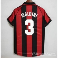 98-99 MIL Third Retro Soccer Jersey Vintage Jersey Football Jersey