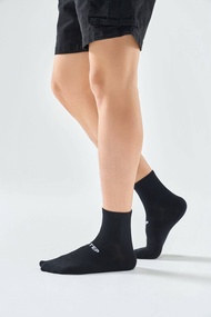 【 Bộ Ba đôi 】 Vớ thể thao Xtep màu trơn ấm áp vớ nam và nữ cao cổ tất dài thể thao vớ học sinh 87643