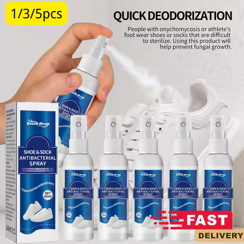Foot Odor Spray Shoes Deodorizer Multi-purpose Odor Removal For Shoes Refreshing Foot Spray Anti-swe