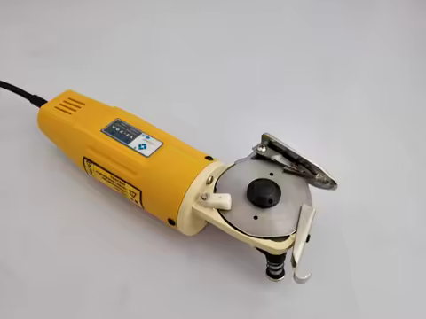 YJ-70A type Electric Cloth Cutter Fabric Round Knife Cutting Machine Blade Diameter 70mm , Carpet fl