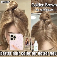 🏠Hair Dye At Home🏠Can be colored directly Hair Dye HALAL Natural ingredients not easy to fade No nee