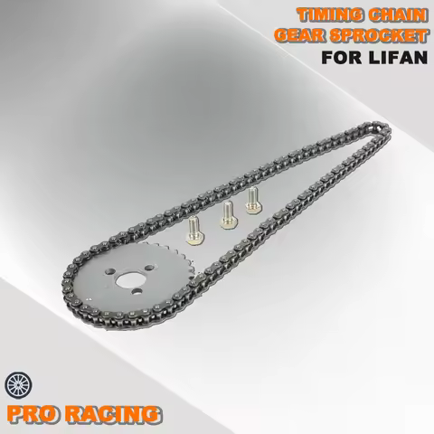 Motorcycle 90 Links Timing Chain 32T Timing Gear Sprocket For Lifan 125 125cc 1P52FMI Horizontal Eng