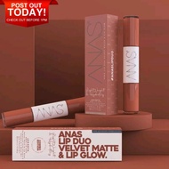 [ORIGINAL] ANAS LIP DUO - VELVET LIPMATTE + SUPER SHINE LIPGLOSS | CODE DUBAI