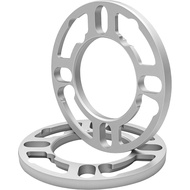 2 Pek Spacer Roda Universal, Ketebalan 10mm (3/8"), Sesuai untuk Roda 4 & 5 Lug, Corak Bolt 4x98/100