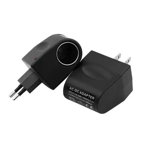 EU / US Standard Car Socket Adapter AC 100-240V 220V to DC 12V Cigarettes Lighter Power Converter Ad