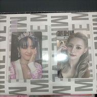RAMDOM EACH 10 GIDLE CARD GENIUE Minnie and Miyeon