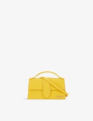 包速遞‼️JACQUEMUS Le Grand Bambino leather top-handle bag Yellow