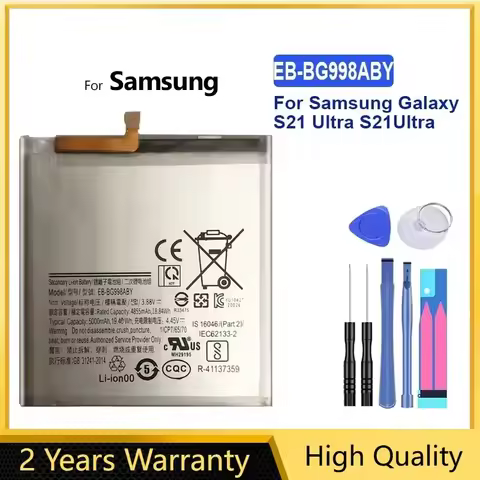 4000mAh/5000mAh Battery EB-BG998ABY EB-BG996ABY EB-BG991ABY For Samsung Galaxy S21 5G Ultra/Plus S21