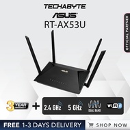 [FAST SHIP] ASUS RT-AX53U | AX1800 Dual Band WiFi 6 Router