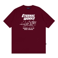 ETERNALWORKS - Universe Maroon T-shirt