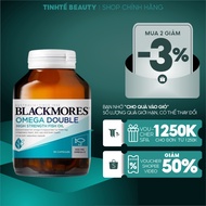 Blackmores Double Omega High Strength Fish Oil Supplement For Heart, Eyes And Skin 90 Tablets