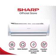 TERBARU AC SHARP AH-A 05 SAY + PASANG 1/2 PK R32 THAILAND ECO