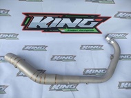 pipa leheran knalpot racing sanblast titanium bukan proliner r9 rcb cld diameter out 50 untuk semua 