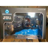 DC Agent Version Mcfarlane Multiverse 7 Inch Gold Label Batmobile Batman Tricycle Car Tool Set Movab