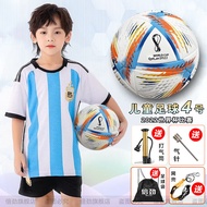 Okay Bubart World Cup 2022 ฟุตบอล Green Ball 4 สําหรับเด็กและเยาวชน Seamless Thermal Bonding Profess