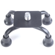 Aksesori berkaki empat untuk warga emas, tongkat satu kaki dan tiga kaki dengan penutup kaki anti-ge