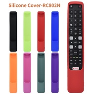 Remote Control Cover RC802N  for TCL Smart TV U43P6046 U49P6046 U65P6046 Remote Control TCL RC802N Shockproof Case（Randomly send colors）