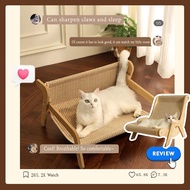 Sisal Cat Scratch Board Large Pet Recliner Sofa integrated Wear Resistant Pet Cat Claw Bed