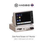 ส่งจาก กทม ประกันไทย Hagibis X86 side panel จอจิ๋ว 3.5inch IPS 960x640 model USB Mini Screen with US
