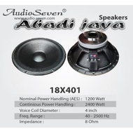 speaker Audio seven 18X401 18inch 18x 401 ORYGINAL 18 x401