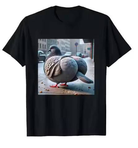 2026NEW Gyatt Gen Z Meme Pigeon T-Shirt Funny Brainrot Pigeon Womens Clothing Graphic Kawaii Aesthet