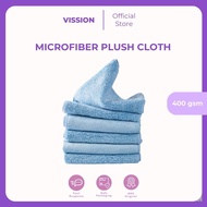 MICROFIBER PLUSH CLOTH 40x40 CAR COATING POLISHING WASHING CLOTH