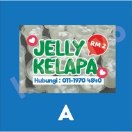 Quality Waterproof Coconut Jelly Sticker | Kawaiiyo