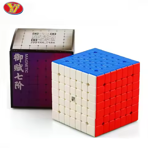 [ECube] YJ Yufu V2M 7x7x7 Magic Magnetic Cube Professional Magnets Puzzle Speed Cubo Magnets 7x7 Edu