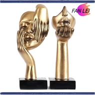 2 PCS Statue Abstract Art Sculpture Modern Decoration Desktop Decoration Christmas New Year Gift