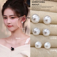 Pearl Ear Studs 2025 New Hot Earrings Luxury Elegant Coil Ear Clips for Women