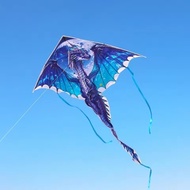 Aoduoyaya Large Dragon Pterosaur Kite With Tail Easy To Fly for Kids Adults Outdoor Toy Layang Naga 