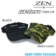 ZEN X EA GT-ZERO VISOR FISHING CAP (GREEN CAMO/ BLACK)