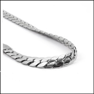 YX jewelry Embossed Cuban Necklace Men Trendy Hip-Hop ins Niche Design High Street Simple Unique Cla