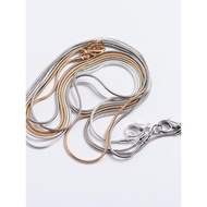 Diy Copper Finished Product Snake Bone Chain Necklace Copper Chain Snake Chain Necklace Beaded Neckl