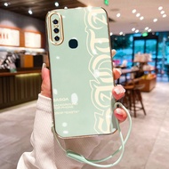 Casing HP For VIVO V15 V15 Pro Case Phone Casing Silicon HP Casing Layered Lace Text Casing Softcase